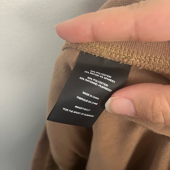 New Cuts Womens Relaxed Sweatpants in saddle size medium - Picture 10 of 12